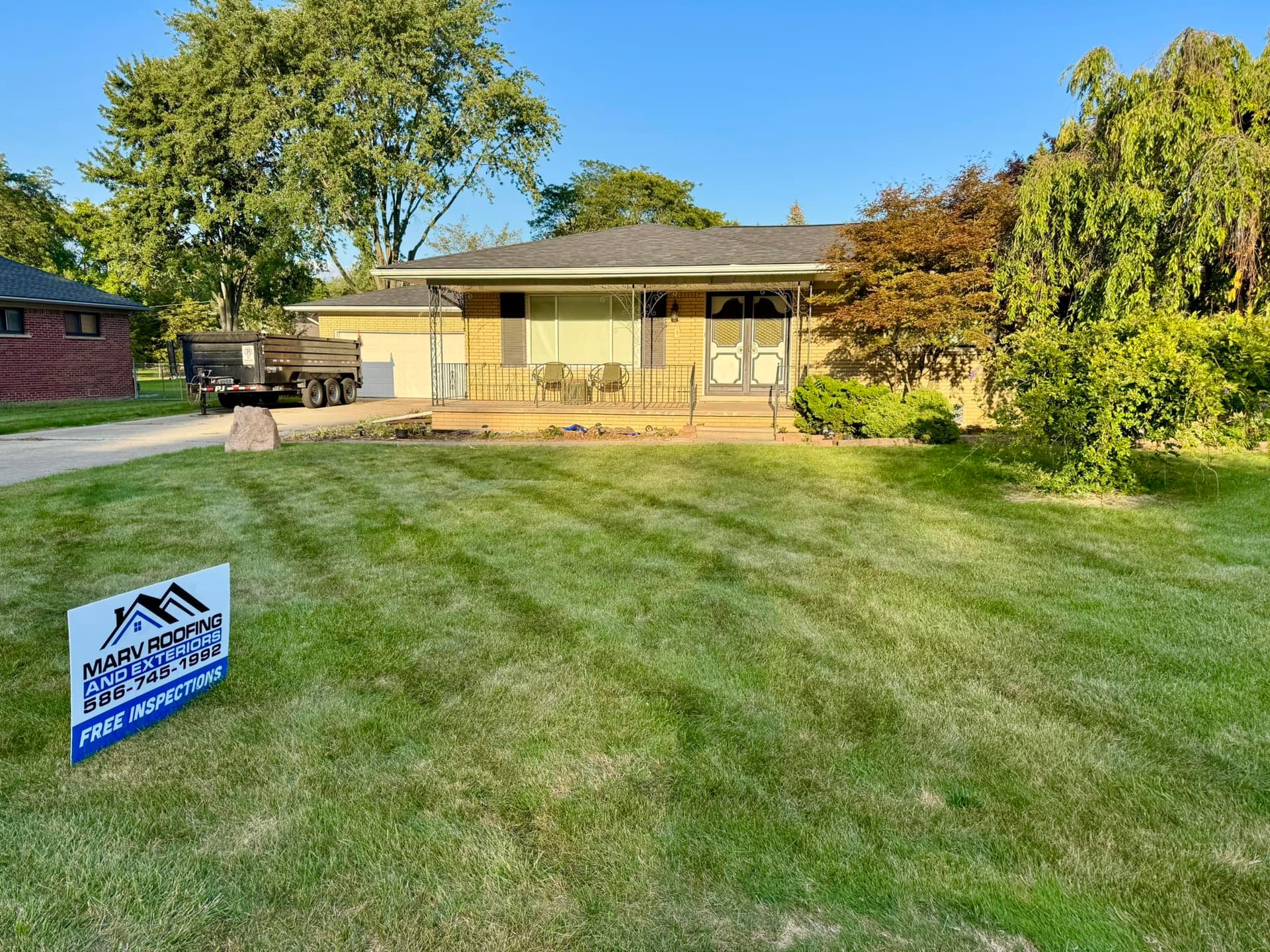 Completed full roof replacement in Clinton Township, MI